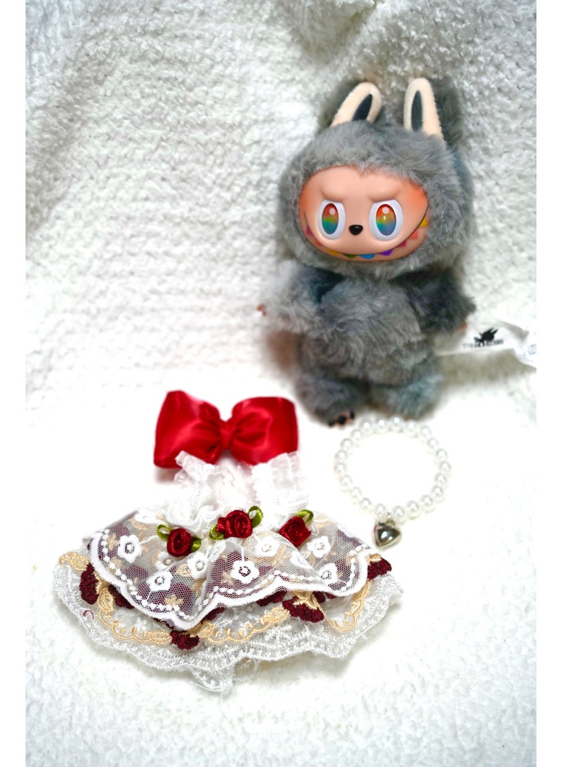 Labubu The Monsters Clothes - Labubu Outfit without labubu, Chic Style Set for Labubu Dolls, 17cm Doll Clothes Suitable for Labubu Dolls Accessories - Image 5