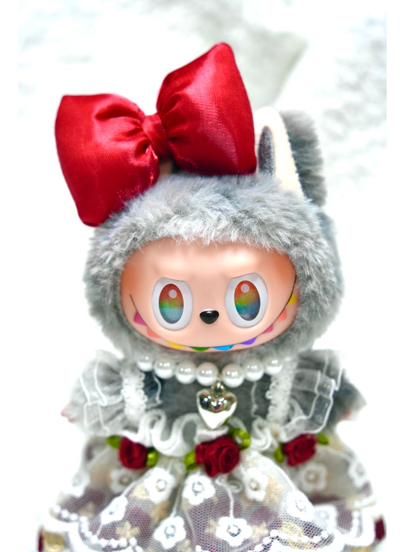 Labubu The Monsters Clothes - Labubu Outfit without labubu, Chic Style Set for Labubu Dolls, 17cm Doll Clothes Suitable for Labubu Dolls Accessories - Image 3