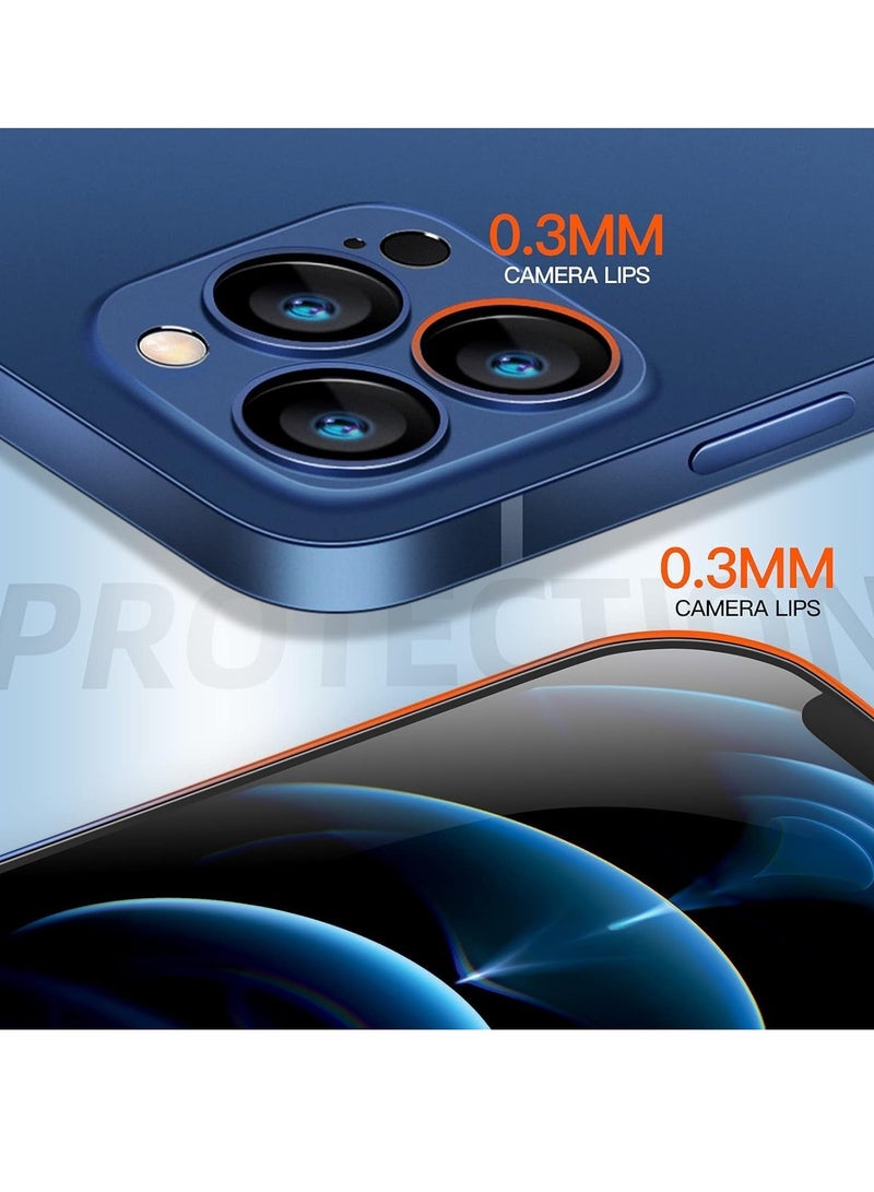 جراب نحيف متوافق مع iPhone 15 Pro، جراب خلفي من الجلد الرقيق للغاية بلمسة نهائية غير لامعة [مضاد لبصمات الأصابع وغير قابل للاصفرار] غطاء حماية فائق مع حماية للكاميرا - Image 3