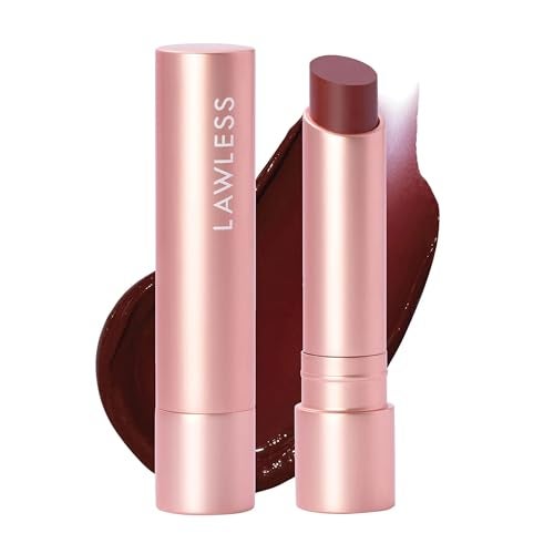 LAWLESS Women's Forget the Filler Lip Plumping Line Smoothing Tinted Balm, Sugarplum, 0.09 Ounce - Image 1