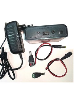 ماركة غير محددة Mini Ups 5V DC 9V 12V Output for Routers Cellphone and Cctv Cameras Power Supply DC Online Portable  جهاز التغذية حال انقطاع الكهرباء   ((((نسخة بدون البطاريات))))  mini UPS  - Image 1
