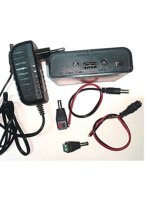 Mini Ups 5V DC 9V 12V Output for Routers Cellphone and Cctv Cameras Power Supply DC Online Portable  جهاز التغذية حال انقطاع الكهرباء   ((((نسخة بدون البطاريات))))  mini UPS