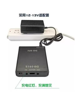 ماركة غير محددة Mini Ups 5V DC 9V 12V Output for Routers Cellphone and Cctv Cameras Power Supply DC Online Portable  جهاز التغذية حال انقطاع الكهرباء   ((((نسخة بدون البطاريات))))  mini UPS  - Image 4