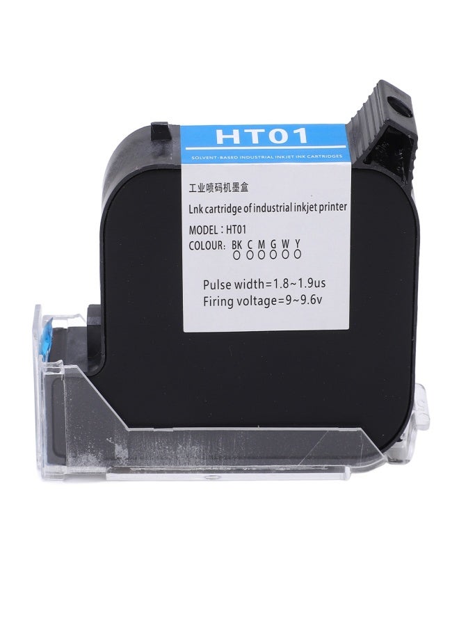 42ML Handheld Printer Ink Cartridge Rapid Drying Inkjet Printer Cartridge Replacement 12.7mm Blue - Image 1