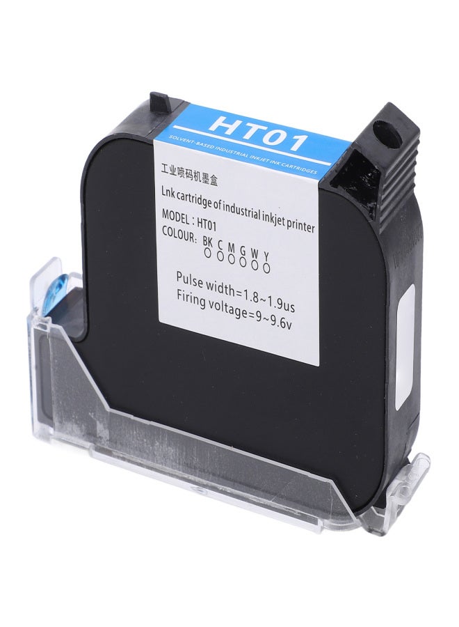 42ML Handheld Printer Ink Cartridge Rapid Drying Inkjet Printer Cartridge Replacement 12.7mm Blue - Image 2
