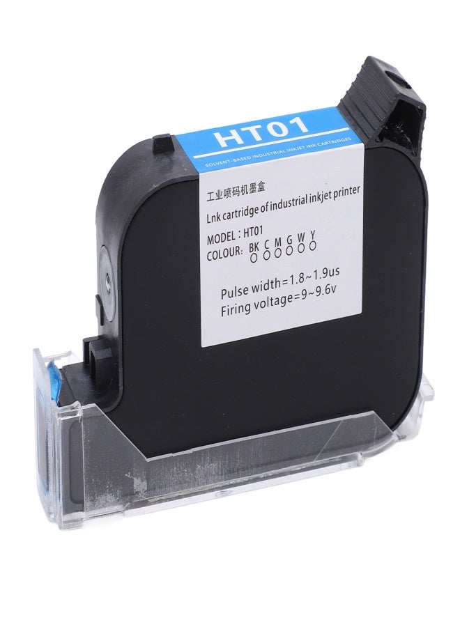 42ML Handheld Printer Ink Cartridge Rapid Drying Inkjet Printer Cartridge Replacement 12.7mm Blue - Image 4