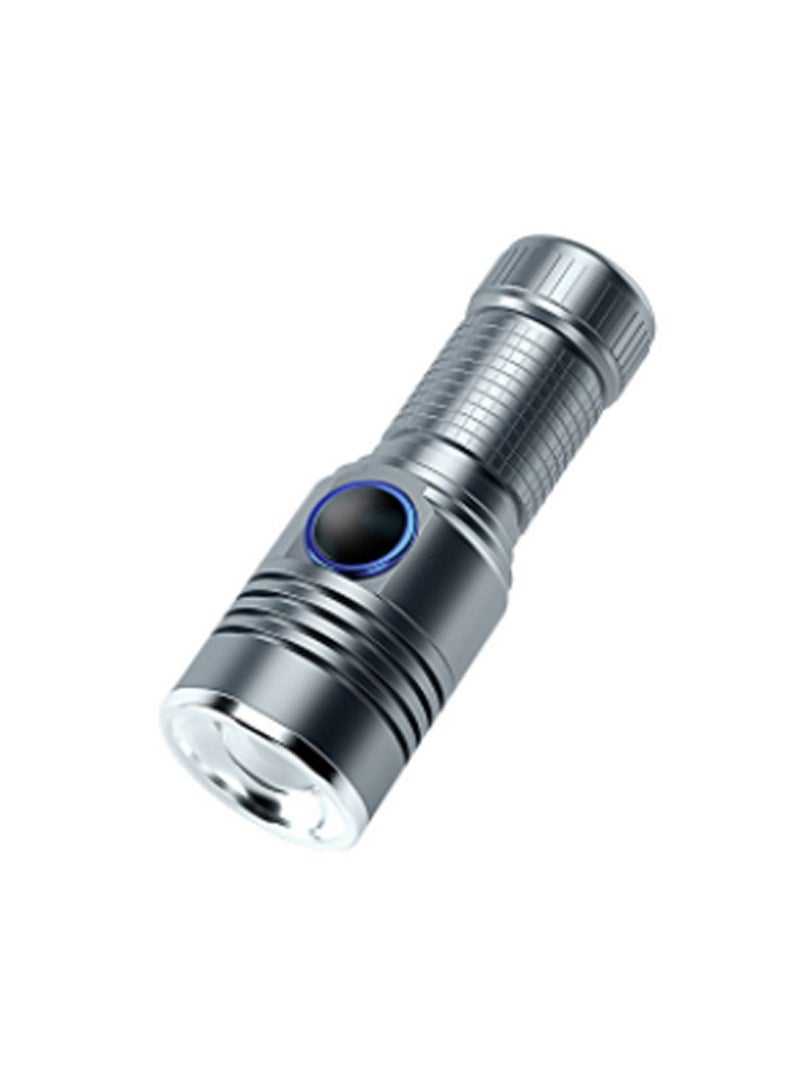 إسكدنيا مصباح يدوي صغير قوي ، مصباح LED قابل لإعادة الشحن USB قابل لإعادة الشحن مصباح يدوي فائق السطوع ، مقاوم للماء مناسب للمنزل مصباح يدوي للتخييم في الهواء الطلق - Image 1