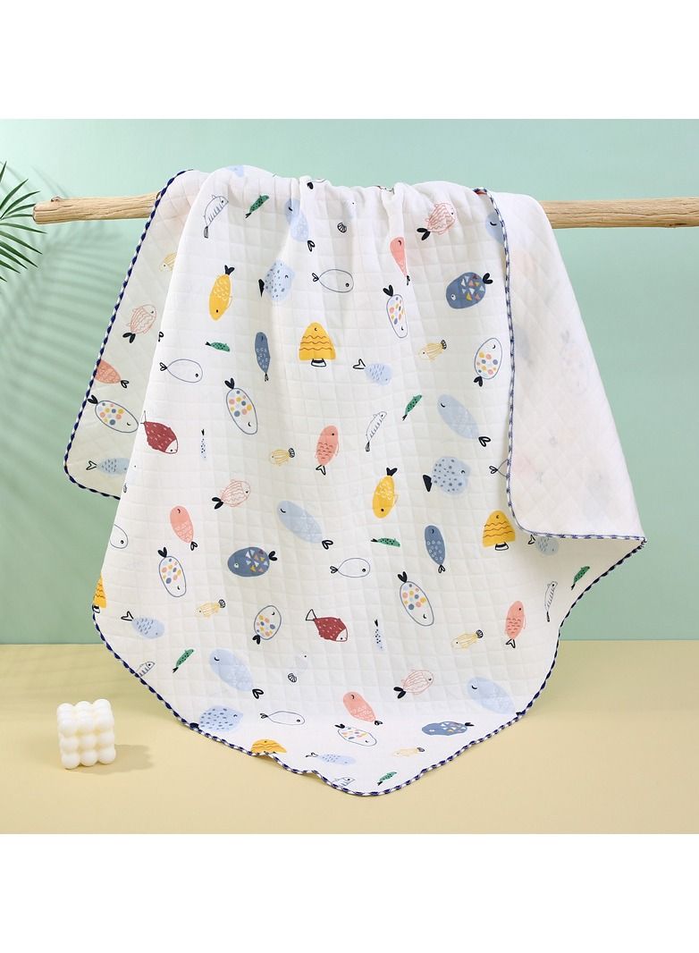 Pure Cotton Cartoon Printed Bath Towels