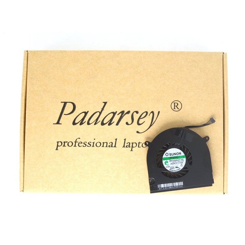 Pardarsey Padarsey New Laptop CPU Cooling Fan Compatible for MacBook Pro 13-Inch Unibody A1278 A1280 A1342 - Image 1