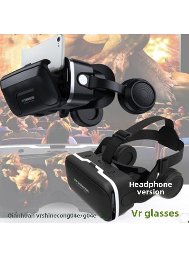 VRSHINECON VR Glasses Thousand Magic 6 Generation G04E/A Headset Version Mobile Phone 3D Virtual Reality Helmet Panorama-Color:G02ED+052 - Image 2
