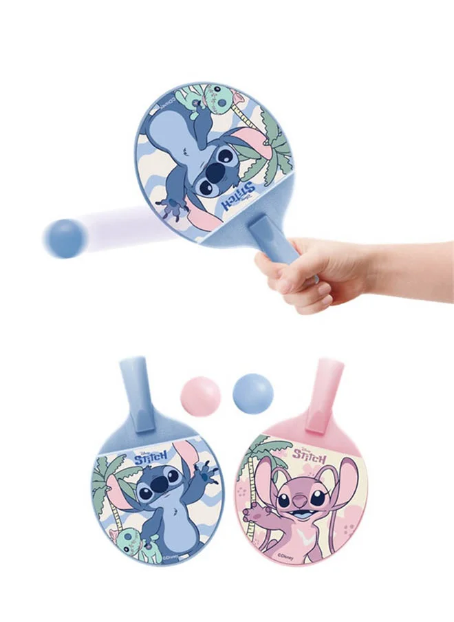 Disney Stitch Mini Ping Pong Paddles Set of 2 - Portable Table Tennis Paddle Set With Ping Pong Paddles For Kids Ping Pong Balls -Birthday Gift For Girls And Boys