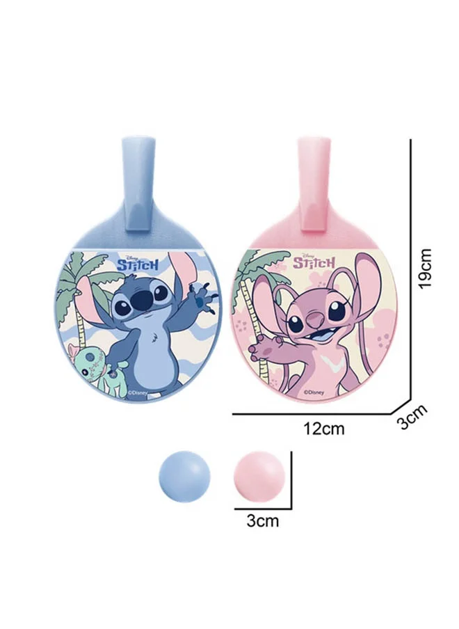 Disney Stitch Mini Ping Pong Paddles Set of 2 - Portable Table Tennis Paddle Set With Ping Pong Paddles For Kids Ping Pong Balls -Birthday Gift For Girls And Boys