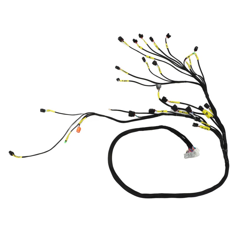 Tucked Engine Wiring Harness Heavy Duty Replacement for Acura K Swap - Moisture Resistant Tidy Layout Engine Harness for Integra CRX EK EG RSX Type S 02-04 - Image 4