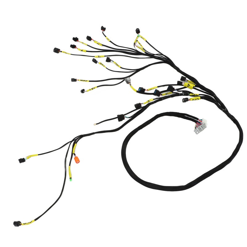 Tucked Engine Wiring Harness Heavy Duty Replacement for Acura K Swap - Moisture Resistant Tidy Layout Engine Harness for Integra CRX EK EG RSX Type S 02-04 - Image 2