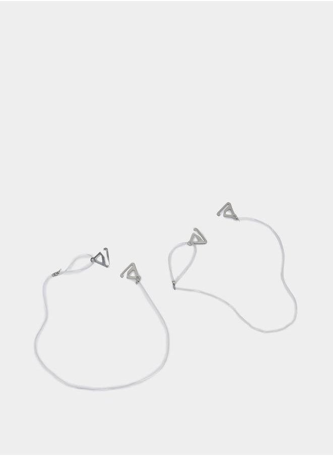 Styli - Transparent Thin Bra Strap with Metal Hook - Image 1