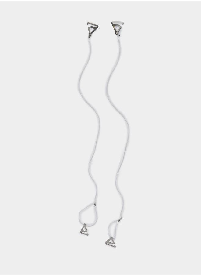 Styli - Transparent Thin Bra Strap with Metal Hook - Image 1