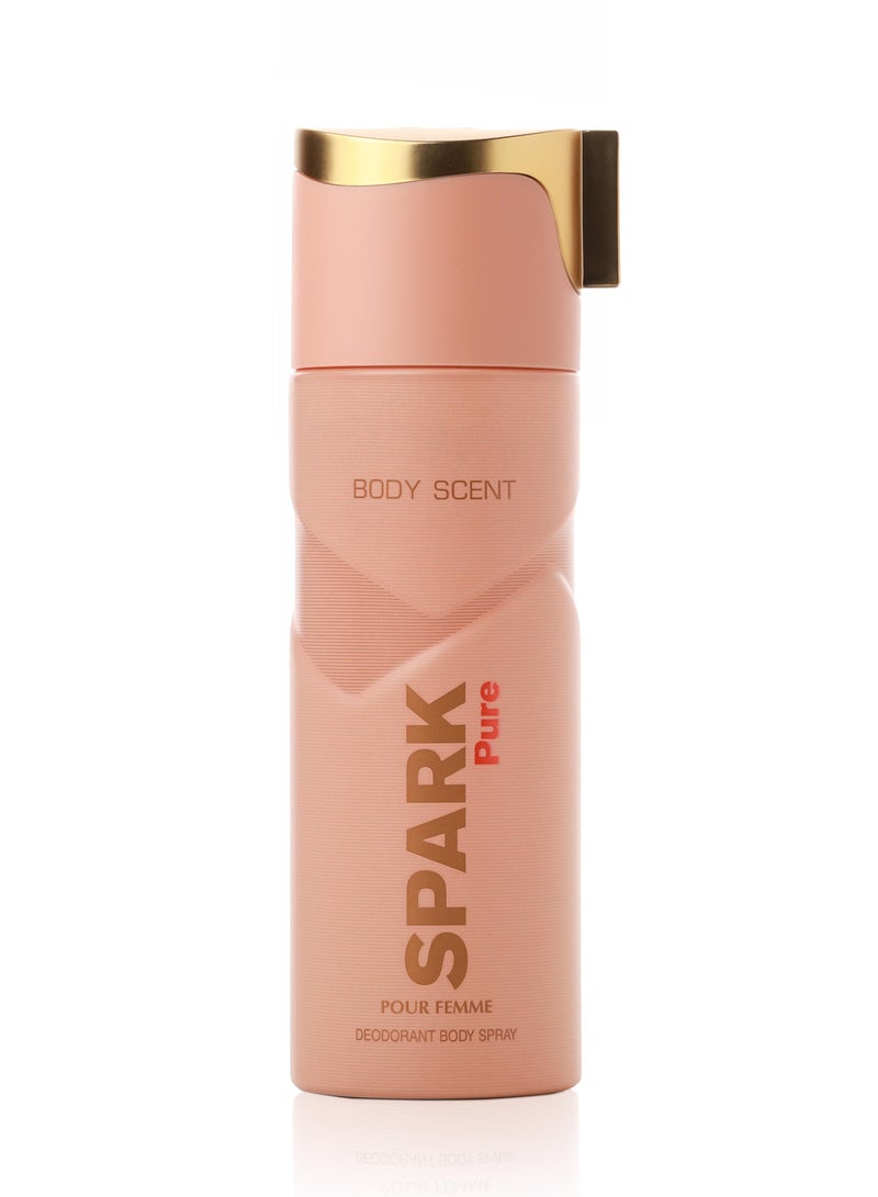 Mirage SPARK PURE for Women, Deodorant body spray 200 ml