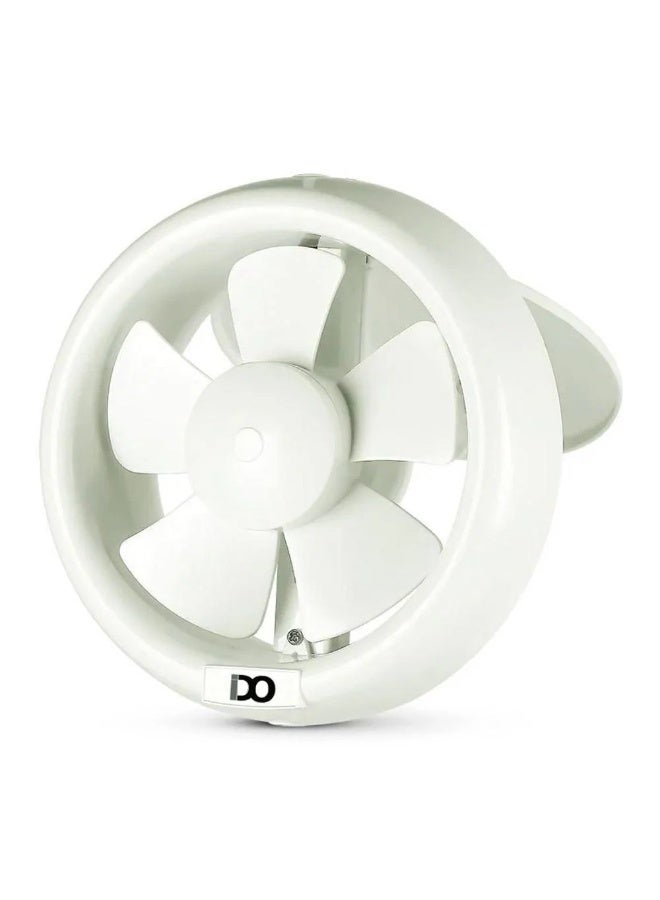 ido Circular Glass Exhaust Fan 15 cm, 10W, Copper Motor, Safe Back Cover - White - Model GVF15-WH - Image 2