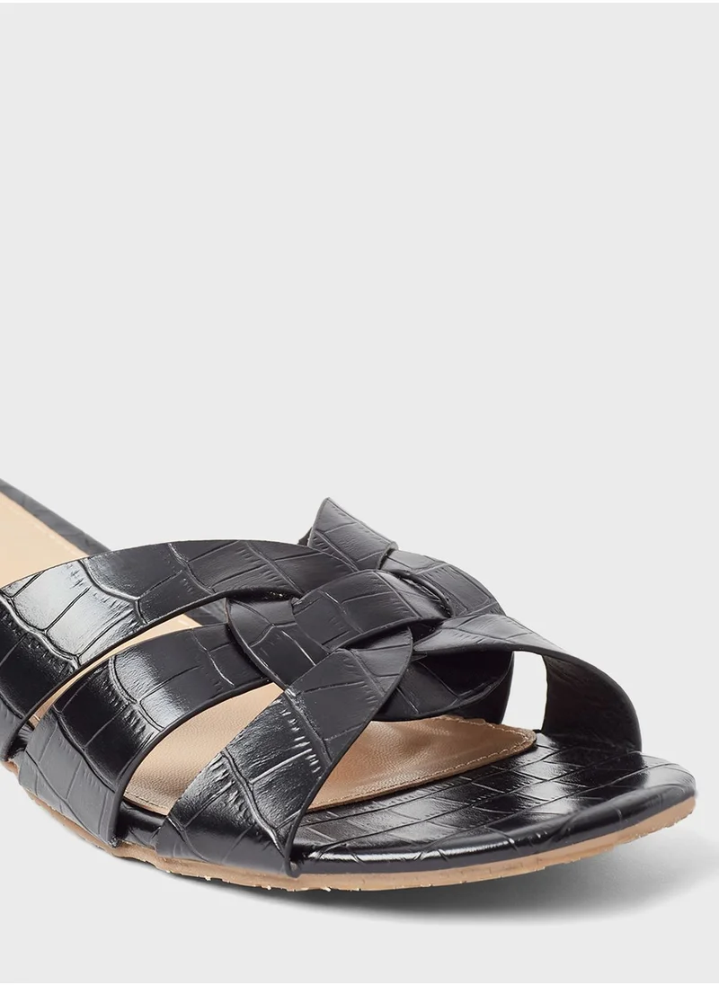 Dune LONDON Jayse Di Croc Effect Sandals