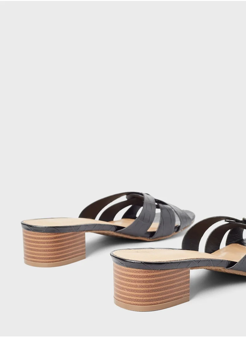 Dune LONDON Jayse Di Croc Effect Sandals