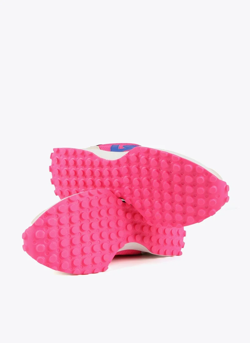 Lola Casademunt Blue and neon pink sneakers