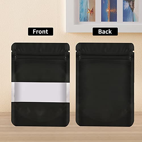 TRUE SHOP THE ULTIMATE SOLUTION FOR FOOD STORAGE - FOIL POUCH STAND-UP BAGS WITH SELF-SEALING TECHNOLOGY MATT BLACK (100 GM, 20, count) - Image 2