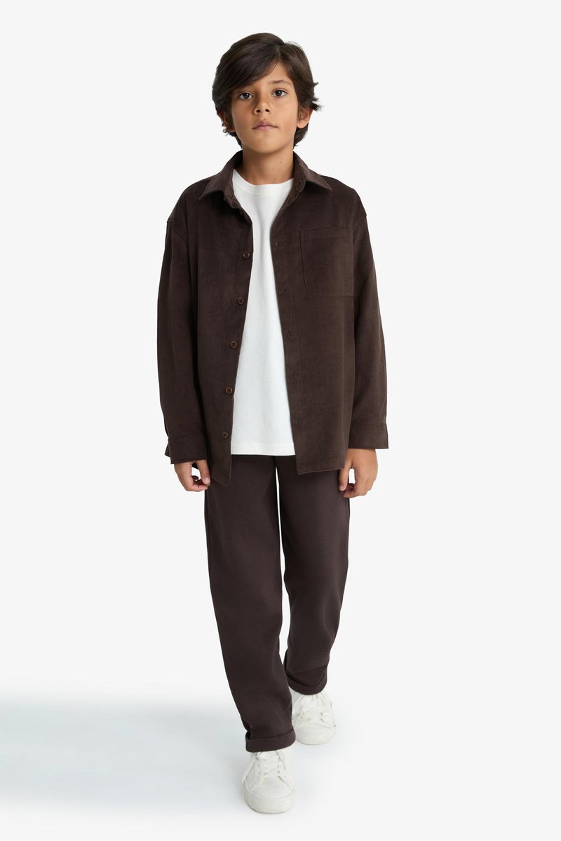 ديفاكتو قميص بولو بأكمام طويلة ورقبة دائرية للأولاد - Image 2