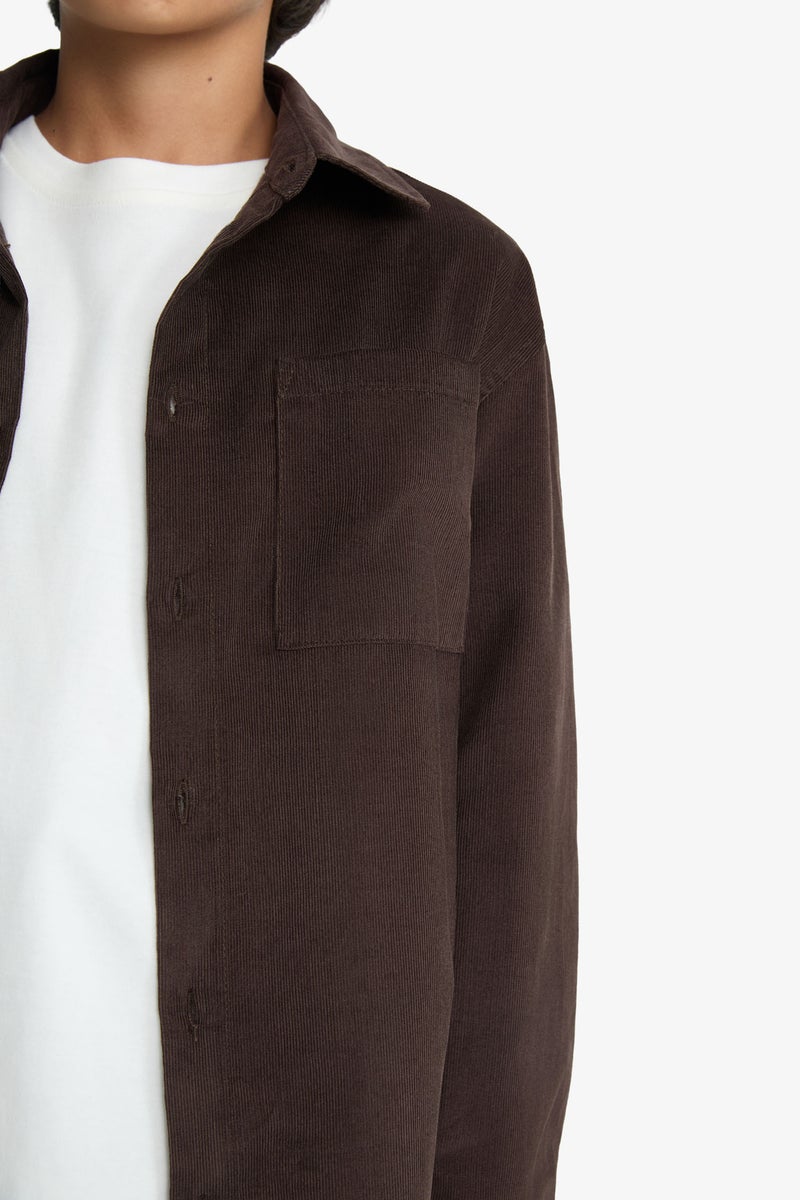 ديفاكتو قميص بولو بأكمام طويلة ورقبة دائرية للأولاد - Image 5