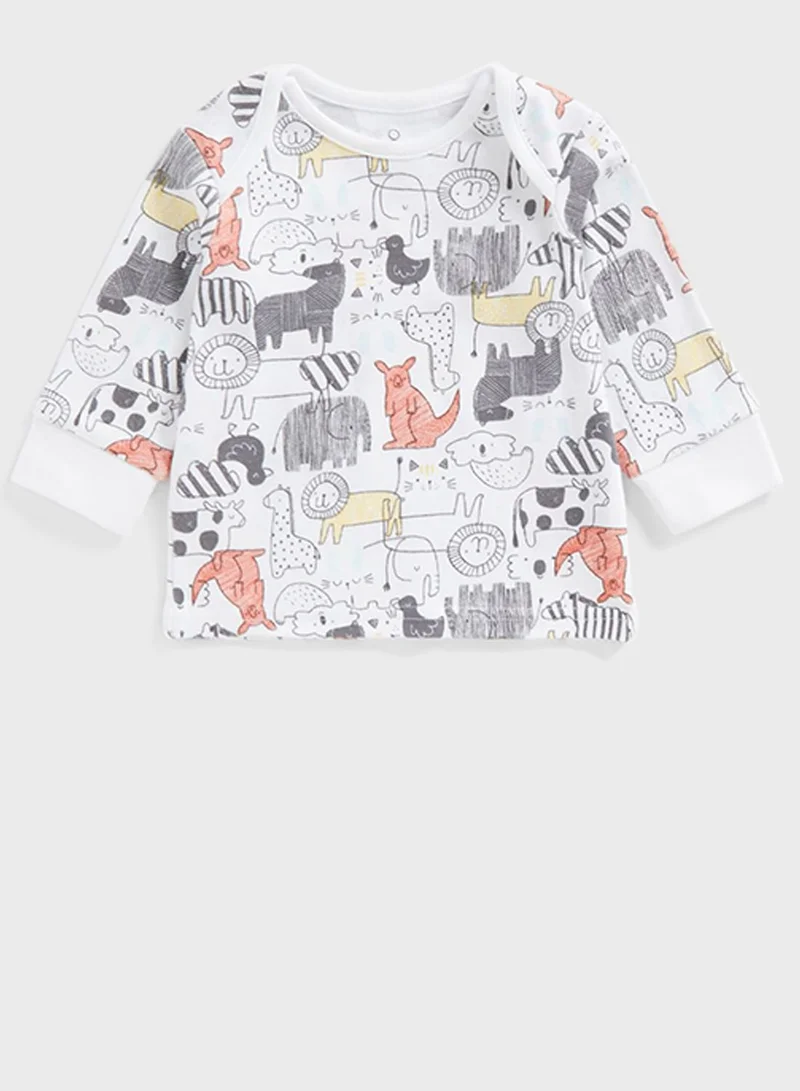 mothercare Infant 2 Pack Assorted Pyjama Set