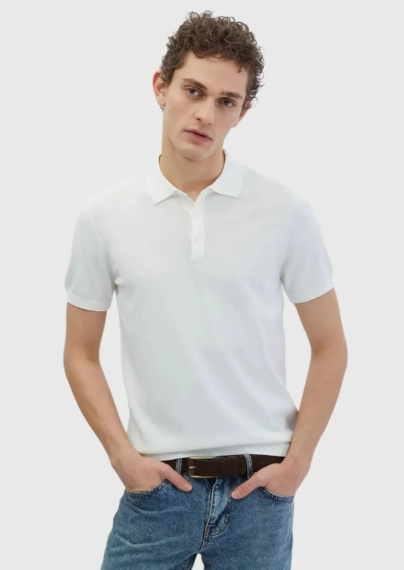 RAMSEY White Knitwear