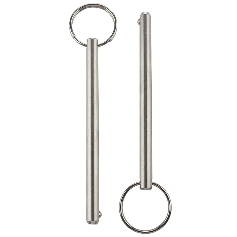 VTurboWay 2 Pack Quick Release Pin, Diameter 5/16"(8mm), Overall Length 4.72"(120mm), Usable Length 4.13"(105mm), Full 316 Stainless Steel, Bimini Top Pin, Marine Hardware - Image 2
