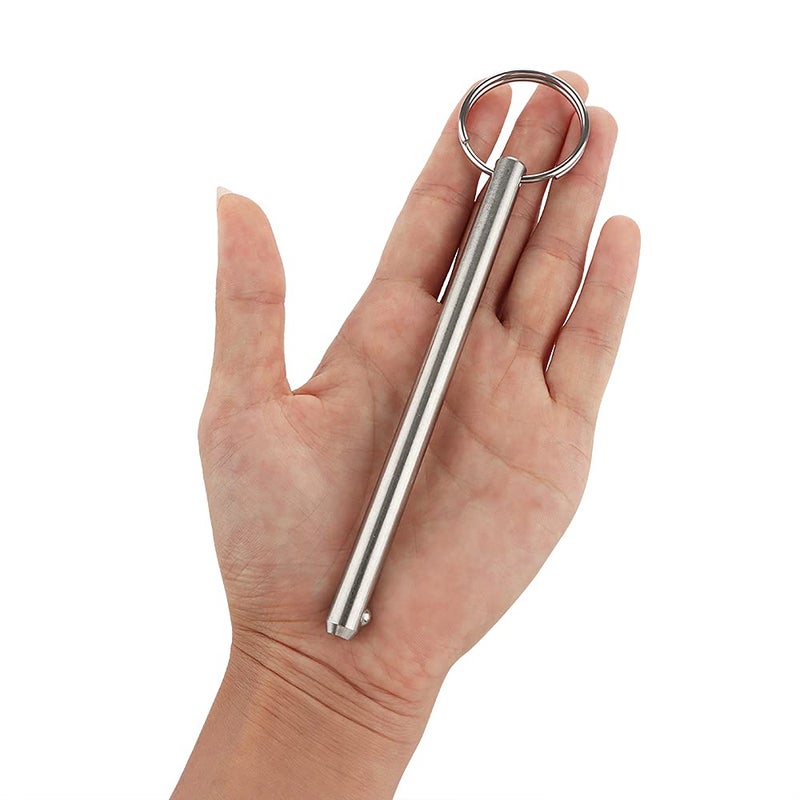 VTurboWay 2 Pack Quick Release Pin, Diameter 5/16"(8mm), Overall Length 4.72"(120mm), Usable Length 4.13"(105mm), Full 316 Stainless Steel, Bimini Top Pin, Marine Hardware - Image 3