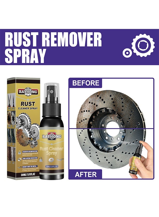 رايهونغ بخاخ منظف الصدأ - مزيل صدأ القوارب Stainout ، مزيل صدأ القارب ، بخاخ مزيل الصدأ متعدد الأغراض للمعادن ، مثبط مزيل الصدأ أداة تنظيف صيانة السيارة 30 مل - Image 3