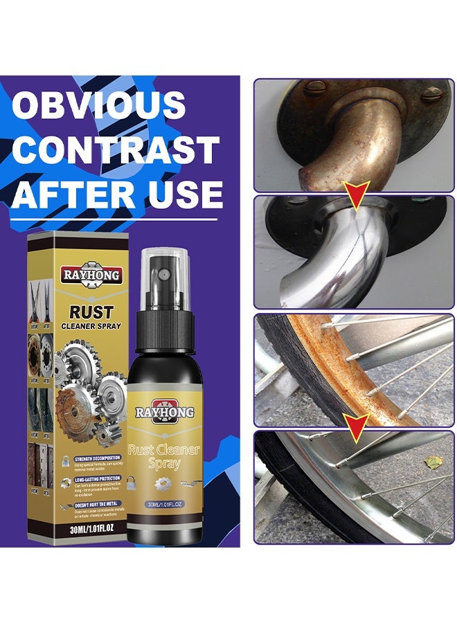 رايهونغ بخاخ منظف الصدأ - مزيل صدأ القوارب Stainout ، مزيل صدأ القارب ، بخاخ مزيل الصدأ متعدد الأغراض للمعادن ، مثبط مزيل الصدأ أداة تنظيف صيانة السيارة 30 مل - Image 4