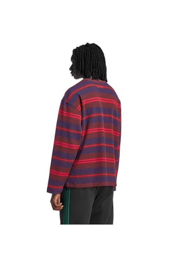 Adidas Originals  90s ALTERNATIVE SPORT LONG SLEEVE STRIPE WAFFLE T-Shirt for Men | Best Price UAE