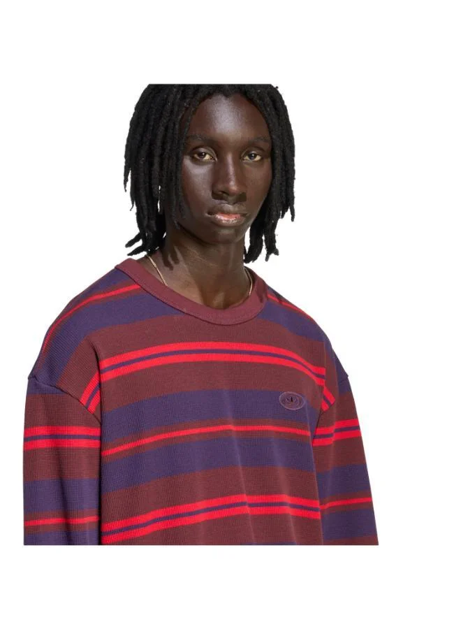 Adidas Originals  90s ALTERNATIVE SPORT LONG SLEEVE STRIPE WAFFLE T-Shirt for Men | Best Price UAE