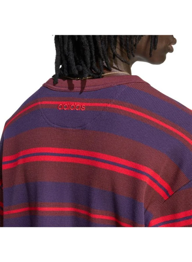 Adidas Originals  90s ALTERNATIVE SPORT LONG SLEEVE STRIPE WAFFLE T-Shirt for Men | Best Price UAE