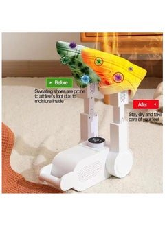 AROAQ Shoe Dryer, Electric Boot Dryer, Boot Dryer with Heat Blower, Shoe Dryer Rack, Boot Heater, Heat Blower Electric Shoe, Quick Drying Shoe Warmer, Footwear Dryer Machine, 360° Heating for Gloves Boots  - Image 4
