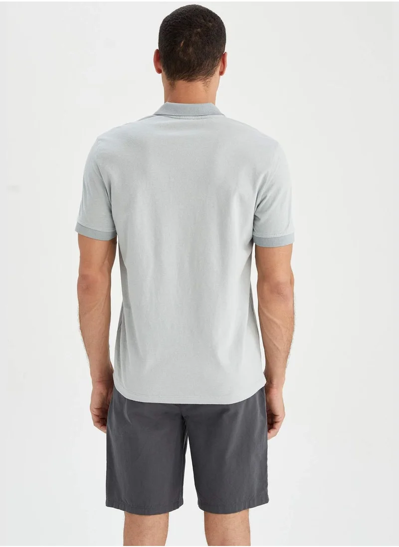 ديفاكتو Man Regular Fit Polo T-Shirt