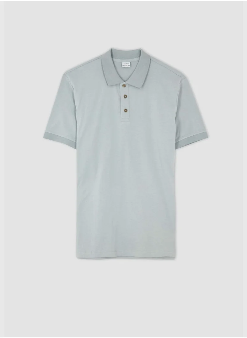 ديفاكتو Man Regular Fit Polo T-Shirt