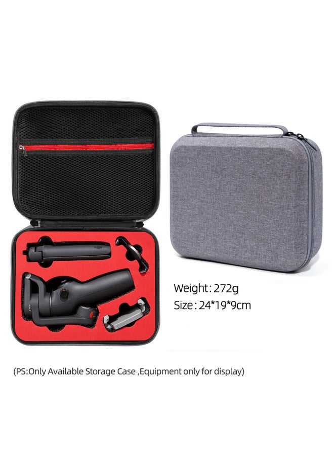 Suitable For DJI Dajiang OM6 Storage Bag OSMO6 Hand Bag Lingmou 6 Portable Handbag Handheld Yuntai Stabilizer-Color:gray Box Red Liner  - Image 1