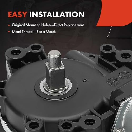 A-Premium محرك رفع نافذة الطاقة الأمامي الأيمن A-Premium متوافق مع إنفينيتي QX56 2004-2013 ونيسان أرمادا 2005-2015، تيتان 2004-2019، باثفايندر أرمادا، تيتان XD، جانب الراكب، مع وظيفة مضادة للتثبيت - Image 5