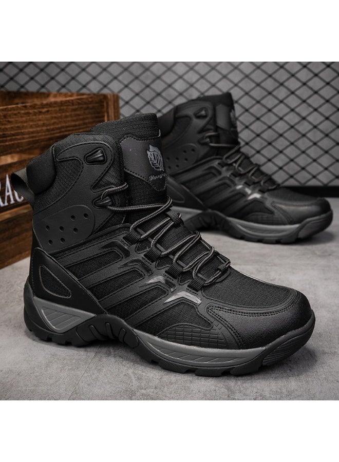 NIBEMINENT أحذية المشي للرجال في فصل الخريف والشتاء، أحذية العمل للرجال - Image 2