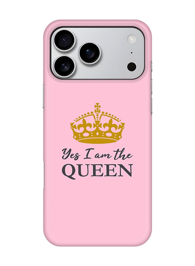 Stylizedd For iPhone 17 Pro Max,Case, [Compatible with MagSafe] Magnetic cover Slim fit Protection Matte, - Yes I'm the Queen