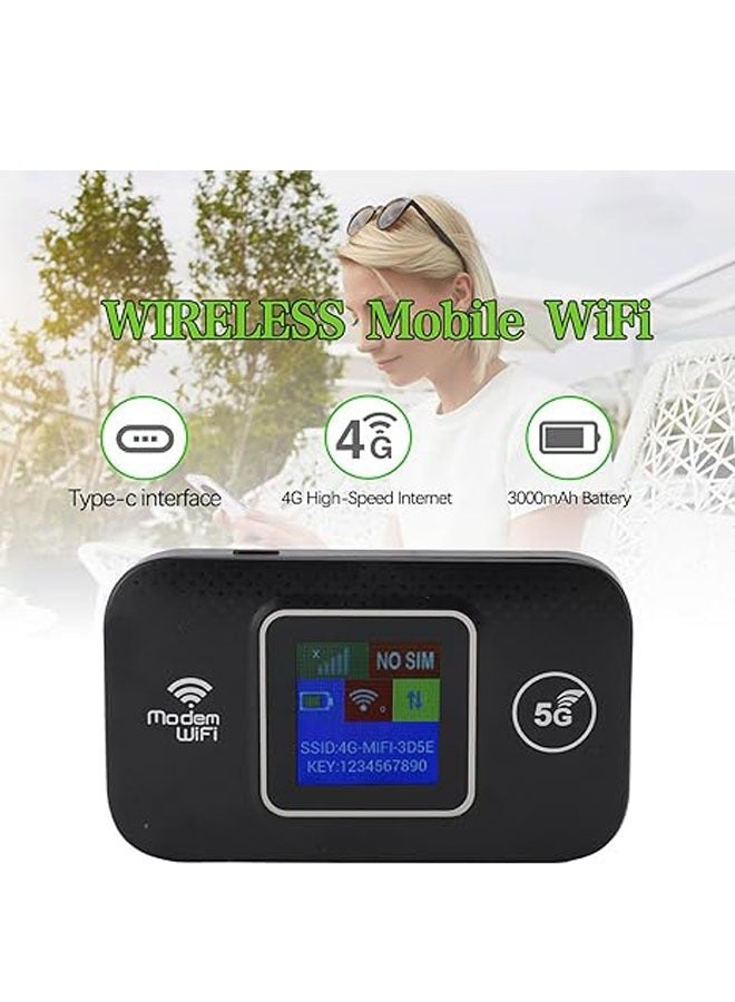 general 4G/5G Mobile WiFi Router 300Mbps Eurasian High Speed Portable Travel USB-Powered WiFi Modem with SIM Card Slot for Up to 10 Devices to Share - Image 4
