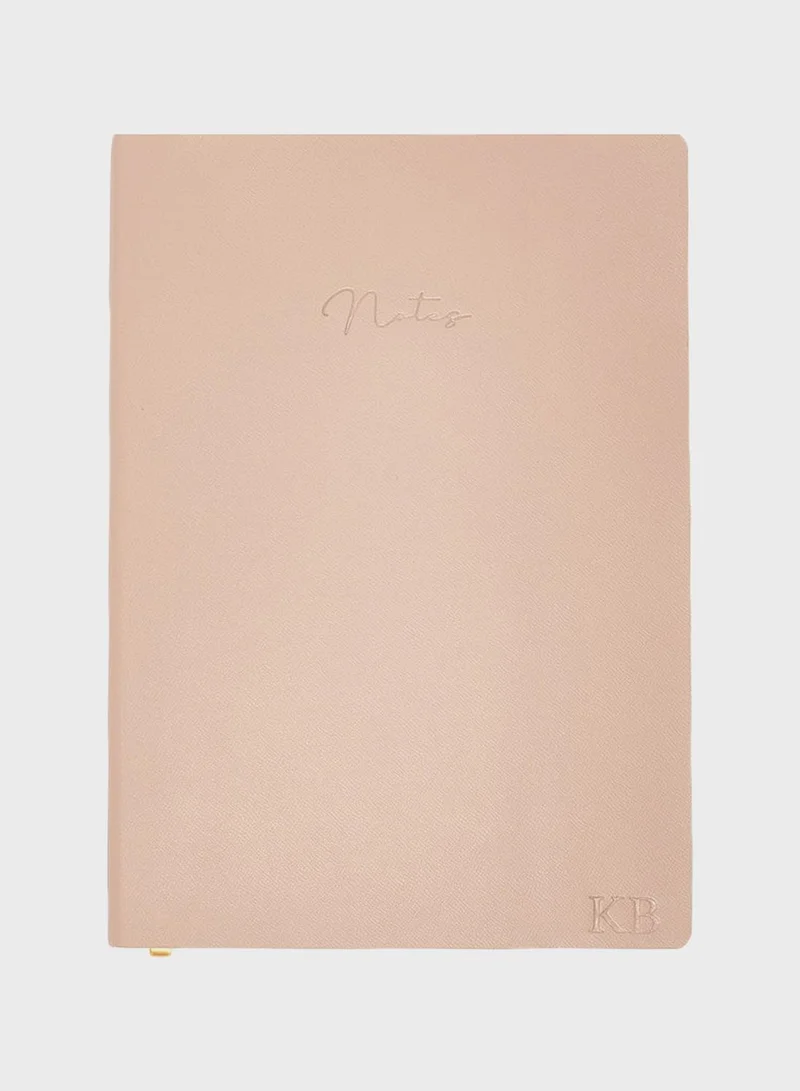 Prickly Pear PU B5 notebook - sand
