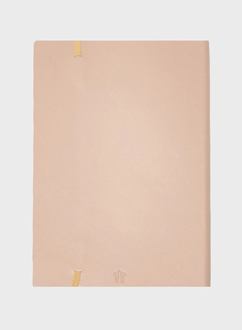 Prickly Pear PU B5 notebook - sand