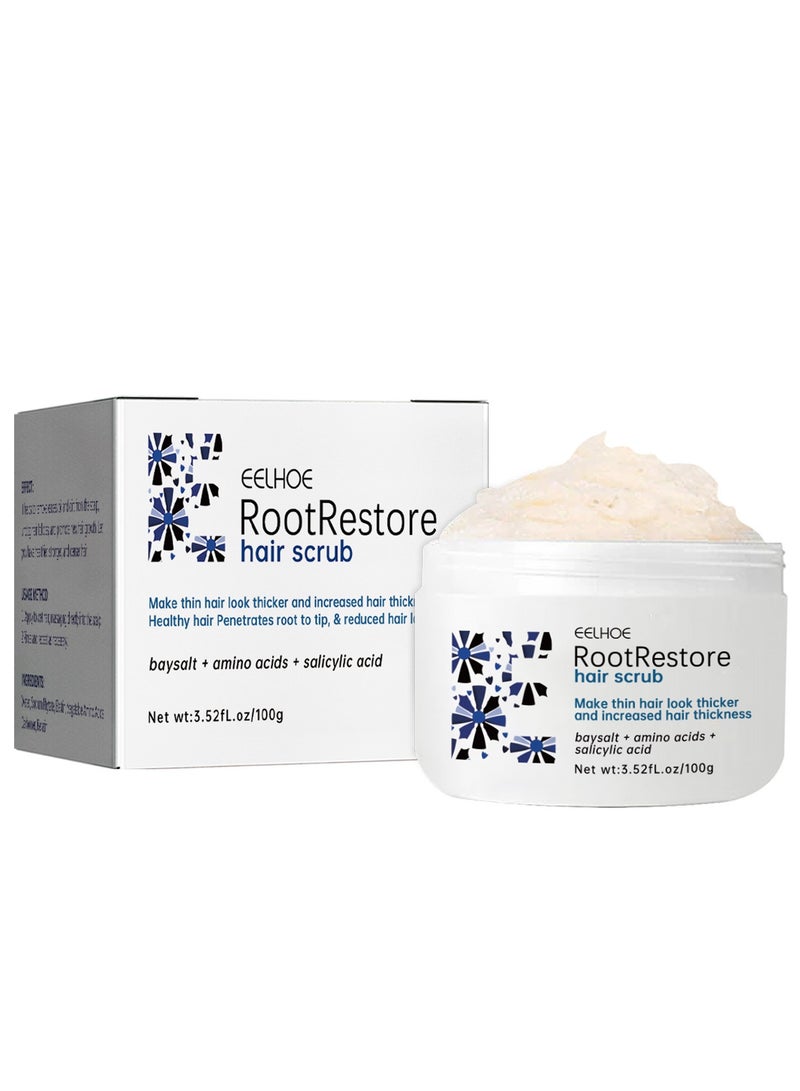 EELHOE Exfoliating Scalp Scrub, Dandruff Itch Treatment, Hair Detox Scrub, Sulfate-Free Scrub Soothes Dry, Flaky, Itchy Scalp, Removes Buildup - Image 1