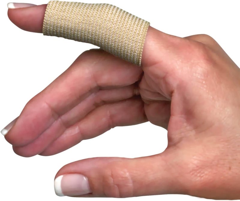 Flents Finger Sleeves for Pain Relief - 12 Count Assorted Sizes for Arthritis, Tendonitis, and Athletic Stress - Image 1