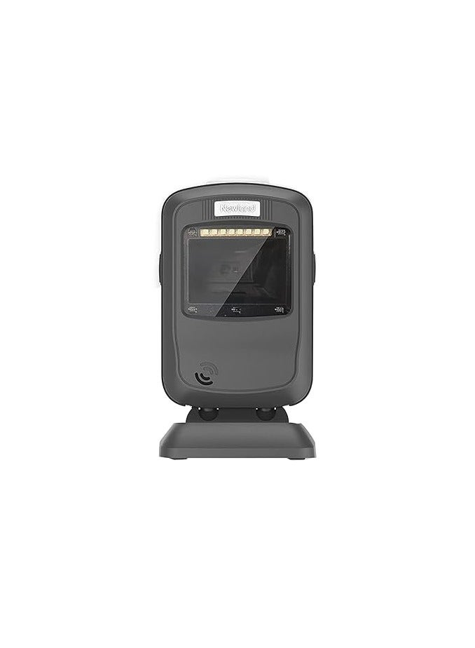 نيولاند Newland FR4080 1D 2D Desktop Barcode Scanner USB Hands-Free QR Code Reader Corded Omnidirectional Scanning Platform with IP52 Rated Sealing for Supermarket Retail Store Mobile Payment - Image 1